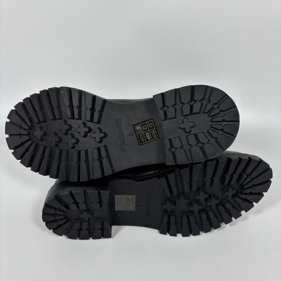 NEW NoBox Madewell The Bradley Chelsea Lug Sole Boots 8 Leather Chunky Pull On - Picture 8 of 9